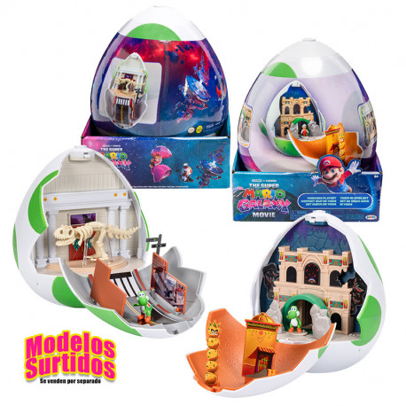 PLAYSET HUEVO DE YOSHI CON ACCESORIOS Y FIGURAS SUPER MARIO GALAXY