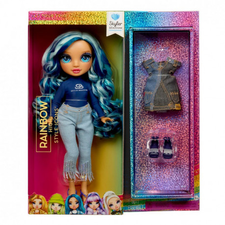 RAINBOW HIGH STYLE ICONS FASHION DOLLS SKYLER