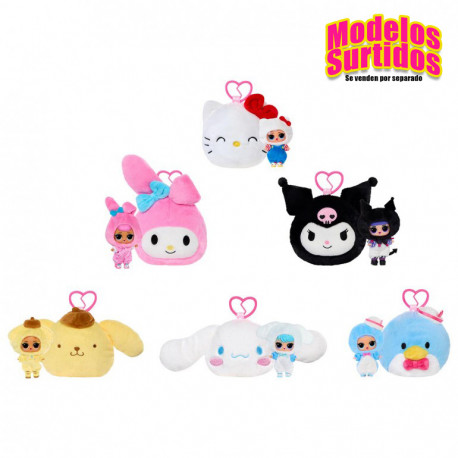 L.O.L. SURPRISE LOVES HELLO KITTY & FRIENDS PELUCHE REVERSIBLE SDK
