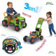ANDADOR CORREPASILLOS 3 EN 1 TRACTOR Y CORTACESPED VERDE