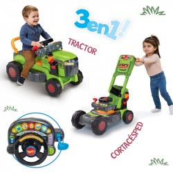 ANDADOR CORREPASILLOS 3 EN 1 TRACTOR Y CORTACESPED VERDE