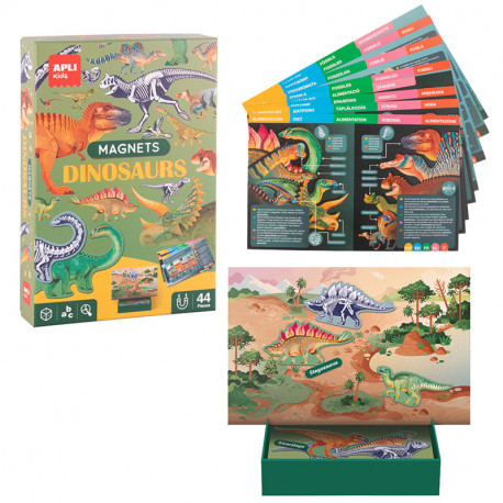JUEGO MAGNETICO DINOSAURIOS