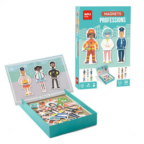 JUEGO MAGNETICO PROFESIONES 36U