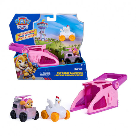 PATRULLA CANINA VEHICULO PUP SQUAD LAUNCHER SKYE