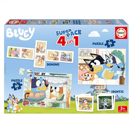 EDUCA SUPERPACK 4 EN 1 BLUEY