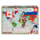 PUZZLE 150P BANDERAS DEL MUNDO