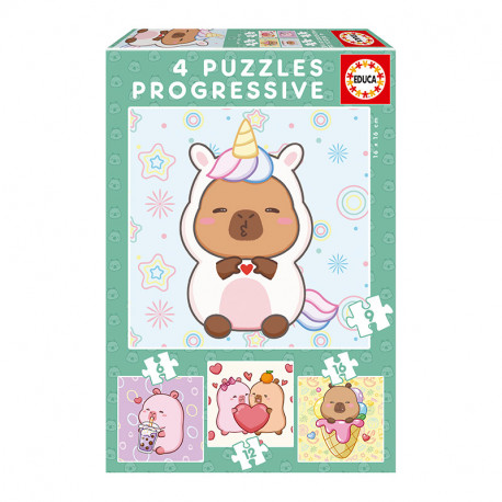 PUZZLES PROGRESIVOS CAPYBARAS CAPYFUN 6P+