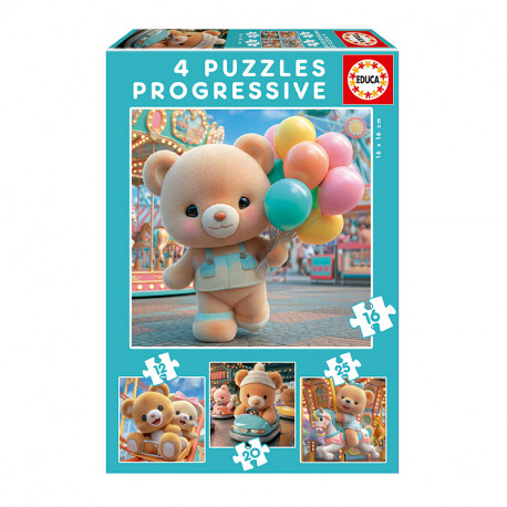 PUZZLE 12P+ OSITOS EN EL PARQUE