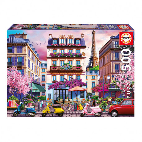PUZZLE 500P DISTRITO DE COMPRAS DE PARIS