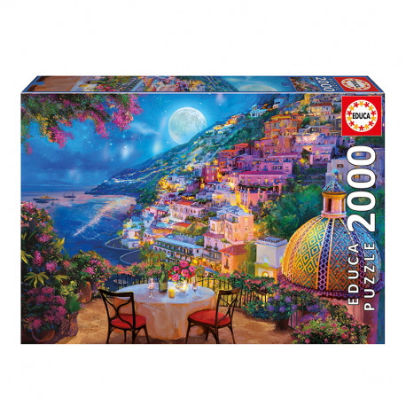 PUZZLE 2000P CITA NOCTURNA EN POSITANO