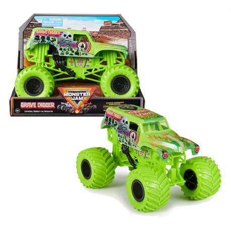 MONSTER JAM VEHICULO DIE CAST GRAVDIGGER 1:24
