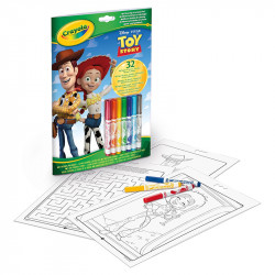 LIBRO ACTIVIDADES Y COLOREAR TOY STORY CON 7 ROTULADORES