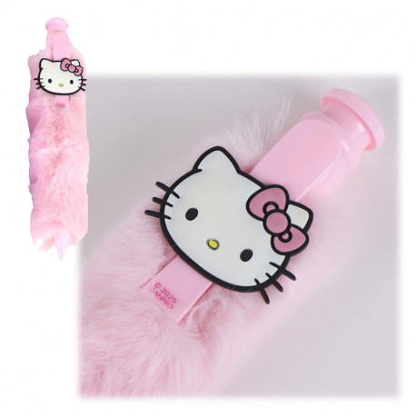 BOLIGRAFO PELUCHE HELLO KITTY BACK TO SCHOOL ROSA
