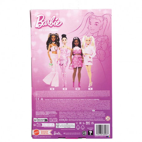BARBIE DELUXE MUÑECA CHAQUETA VAQUERA ROSA