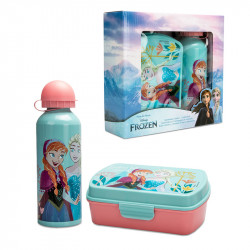 BOTELLA ALUMINIO 500ML + SANDWICHERA FROZEN  