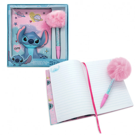 LIBRETA SQUSHY CON BOLIGRAFO POM POM STITCH