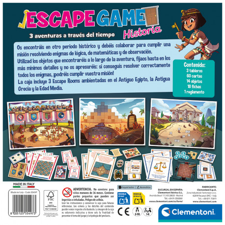 ESCAPE GAME HISTORIA