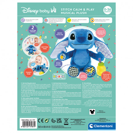 PELUCHE MUSICAL STITCH