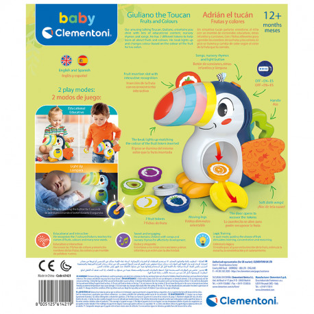TUCAN FRUTAS Y COLORES