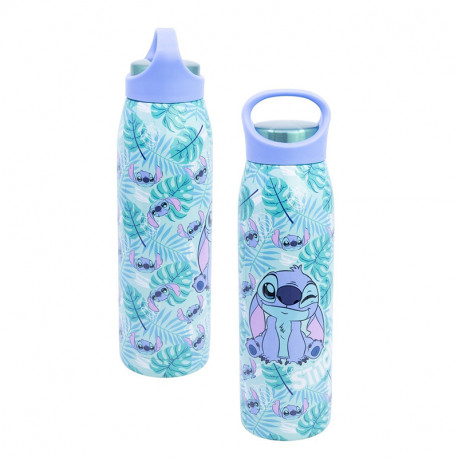 BOTELLA GLAM TERMO ACERO INOXIDABLE 665 ML STITCH