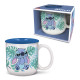TAZA CERAMICA DESAYUNO 400 ML EN CAJA REGALO STITCH