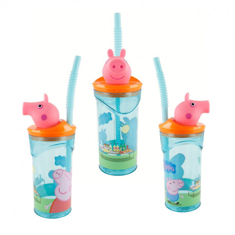 VASO FIGURITA 3D 360 ML PEPPA PIG CORE