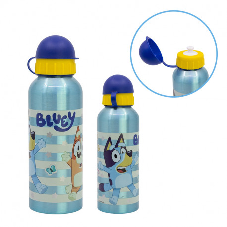 BOTELLA ALUMINIO ALTA 530 ML BLUEY