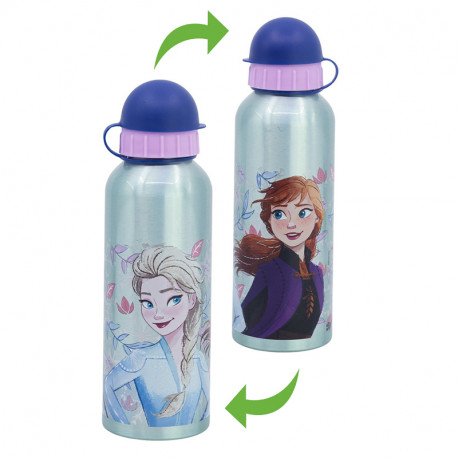BOTELLA ALUMINIO ALTA 530 ML FROZEN SNOWY