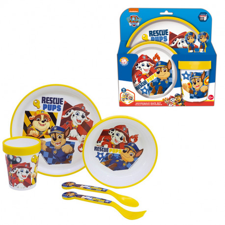 SET 5 PCS ANTIDESLIZANTE PREMIUM BICOLOR PAW PATROL
