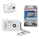 MINI CAMARA DIGITAL LLAVERO WHITE CON MEMORIA FLASH INCORPORADA