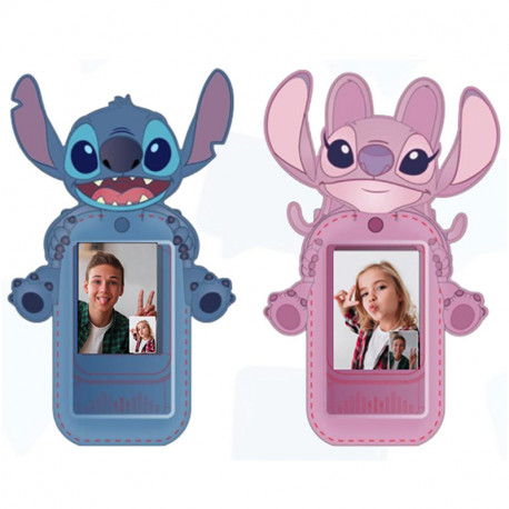 VIDEO WALKIE TALKIE RECARGABLE CON DE COLOR PANTALLA STITCH