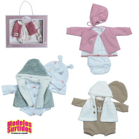 ROPA REBORN 40 CM (SURTIDO 4 MODELOS)