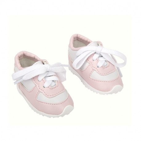 SET DEPORTIVAS ROSAS Y BLANCAS PARA MUÑECOS DE 40 CM 