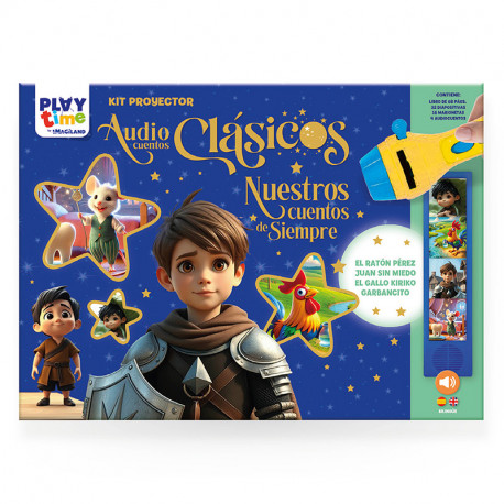 KIT PROYECTOR AUDIOCUENTOS CLASICOS CUENTOS DE SIEMPRE