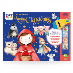 KIT PROYECTOR AUDIOCUENTOS CLASICOS CUENTOS DE AVENTURAS