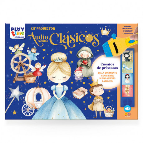 KIT PROYECTOR AUDIOCUENTOS CLASICOS CUENTOS DE PRINCESAS