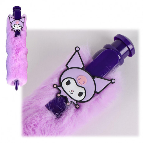 BOLIGRAFO PELUCHE HELLO KITTY BACK TO SCHOOL PURPURA