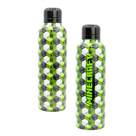 BOTELLA TERMO ACERO INOXIDABLE 515 ML MINECRAFT