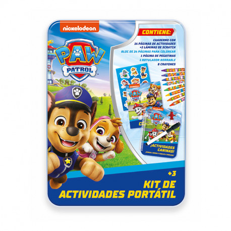 KIT DE ACTIVIDADES PORTATIL- PAW PATROL