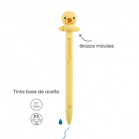 BOLIGRAFO HUG ATTACK POLLITO