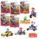 MINI KART RACERS COLECCIONABLES DE 6 CM 6 SUPER MARIO 