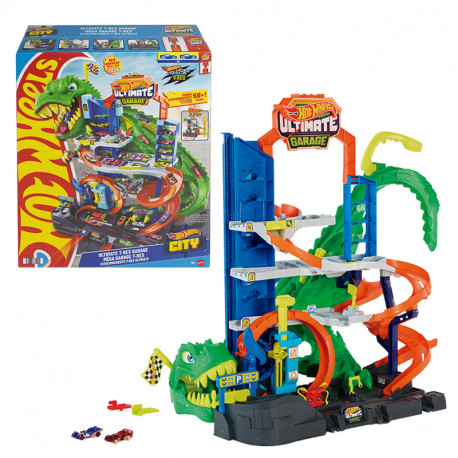 HOTWHEELS CITY GARAJE T-REX DEFINITIVO