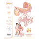 HONEY COCHE DE MUÑECA PLEGABLE 93x80x42