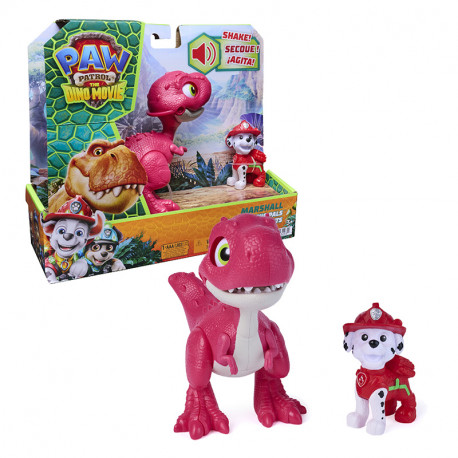 PATRULLA CANINA DINO RUGIENTE + FIGURA MARSHALL