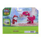 PATRULLA CANINA DINO RUGIENTE + FIGURA MARSHALL