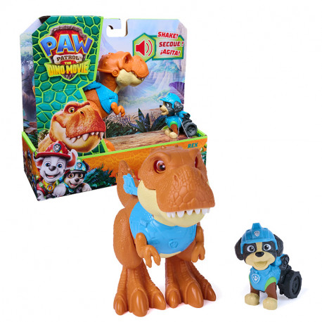 PATRULLA CANINA DINO RUGIENTE + FIGURA REX