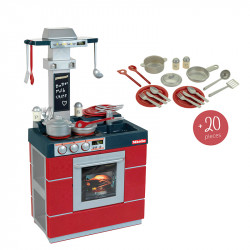 COCINA MIELE COMPACTA ROJO