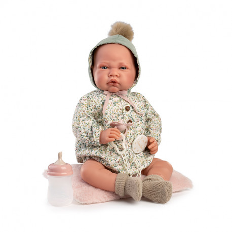 MUÑECA RECIEN NACIDA LUA POMPON 42 CM