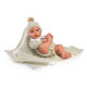 MUÑECA RECIEN NACIDO ERIK TOQUILLA VERDE 42 CM