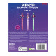 PACK 3 BOLIGRAFOS CON CLIP ACRILICO K-POP DEMON HUNTERS